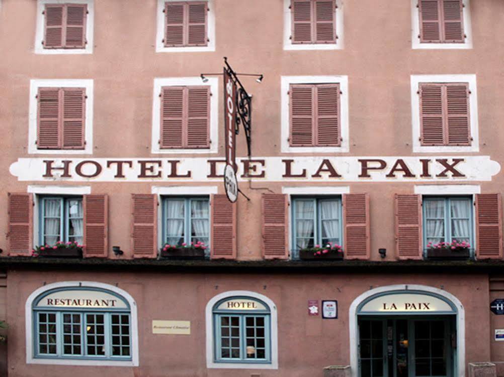 Logis Hotel De La Paix - トゥールニュ エクステリア 写真